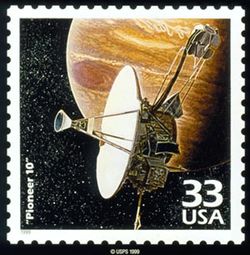 Francobollo Pioneer 10